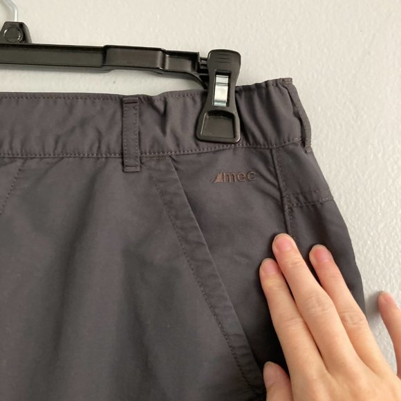 MEC Mens Cargo Shorts Grey Charcoal Size 32 Nylon - Picture 2 of 7